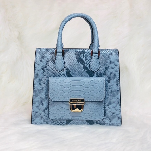 Michael Kors Handbags - Michael Kors SM Snake Bridgette Messenger Satchel